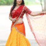 Bhanu Sri Mehra Instagram - Every new day is another chance to change something in your life. Every new day is a chance to feel blessed 🥳 for what you have ❤️❤️ Thank you so much @firoz_design_studio for giving me this lovely outfit 🤗 Outfit by:@firoz_design_studio Photography : @they_call_me_keshu Makeup artist :my self 🤷