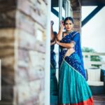 Bhanu Sri Mehra Instagram - Makeup doesn't make your prettier. Money doesn't make you richer. Because real wealth and real beauty depends on how u value yourself.💙💚 @meghanagarapatiofficial @kaluva_jewels @pixelperfectmakeup_visali @sreekruthsravan #prettygirls #blue #green #lovesarees #biggboss2 #biggboss2bhanusree