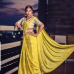Bhanu Sri Mehra Instagram - Believe in yourself. trust your abilities. grow through your weaknesses. Own your strengths. release negativity . Think the best of others. Lead with kindness.💃💛💛💛 Outfit by: @meghanagarapatiofficial @kaluva_jewels @pixelperfectmakeup_visali @sreekruthsravan #yellowsaree💛 #southindianactress #anchor #girlpower💪 #biggboss2 #biggboss2bhanusree