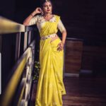 Bhanu Sri Mehra Instagram - Believe in yourself. trust your abilities. grow through your weaknesses. Own your strengths. release negativity . Think the best of others. Lead with kindness.💃💛💛💛 Outfit by: @meghanagarapatiofficial @kaluva_jewels @pixelperfectmakeup_visali @sreekruthsravan #yellowsaree💛 #southindianactress #anchor #girlpower💪 #biggboss2 #biggboss2bhanusree