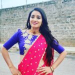 Bhanu Sri Mehra Instagram - Being your own self is pure beauty 💃😊 @kalamkari247 thank you 😊 Outfit by : @kalamkari247 #sareeofinstagram #treditionallook #girly #biggboss2 #southindianactress