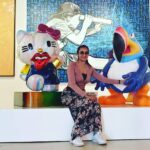 Bhanu Sri Mehra Instagram - Come and drench in the glory of art graffiti 🌈😍 #miami Wynwood Walls & Art District, Miami