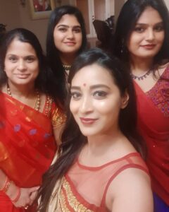 Bhanu Sri Mehra Instagram - Red❤️ #atlanta Big Creek, Georgia
