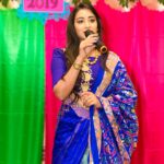 Bhanu Sri Mehra Instagram - Columbus CTA photos 🤗😍 @roopikahandlooms thank you for this lovely outfit Dress designed by: @roopikahandlooms
