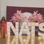 Bhanu Sri Mehra Instagram - North America Telugu society convention in Dallas Outfit by:@swapna_paidi @kalamkari247 ##dallastexas Irving Convention Center at Las Colinas