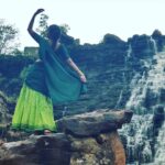 Bhanu Sri Mehra Instagram - With the nature,off from the pollution, sounds,busy life 😊 #nature #busylifestyle #happiness #waterfall💦