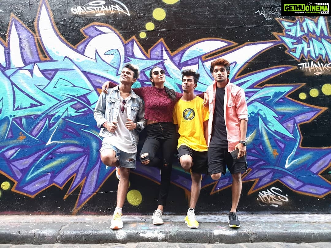 Bhanu Sri Mehra Instagram - With dhee10 team crazy guys🤗 @pandu_official @mukulgain.official @sanketgaonkar7
