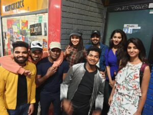 Bhanu Sri Mehra Instagram - We are enjoying 😊 #malbourne #australia @pradeep_machiraju @varshinisounderajan_ @vishnupriyabhimeneni @jabardasth_avinash @sudheeranandbayana @jabardasth_ramprasad @yashwanthmaster_fc