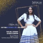 Bhanu Sri Mehra Instagram - Just like me, if trendy artistic prints are your taste in fashion, then shop for this pretty outfit from theHlabel Stall A42 @Aakriti Exhibition & flaunt this look! Be there at Taj Krishna between 19th to 21st February 2019 @thehlabel