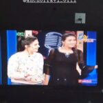 Bhanu Sri Mehra Instagram - Watching patas full to bindassss🤣🤗 @samratreddy @srimukhi_ @anchorravi_offl