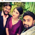 Bhanu Sri Mehra Instagram - The vanam restaurant in Nellore for 1st anniversary so happy to be invited, congratulations both Hemanth & teju🤗😘💐💐 Outfit by @swapna_paidi