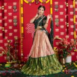Bhanu Sri Mehra Instagram - 🌸 @kadhambari_studio #treditional #halfsaree #bhanusree🔥❤️ #Instagram #instalove #hybridpilla