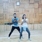 Bhanu Sri Mehra Instagram - Dance practice megastar song feeling happy😍