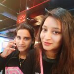 Bhanu Sri Mehra Instagram - Movie time with bestie 🤗 @pc_cheruku