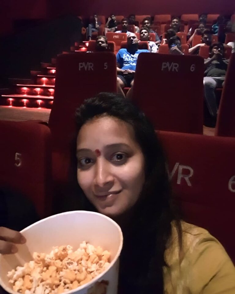Bhanu Sri Mehra Instagram - With popcorn 😋