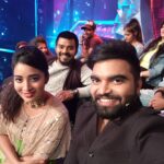 Bhanu Sri Mehra Instagram - Dhee Jodi 11 amazing show happy to be part of it😍
