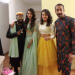 Bhanu Sri Mehra Instagram – Me& house mates biggboss  finale  fun time🤣🤣