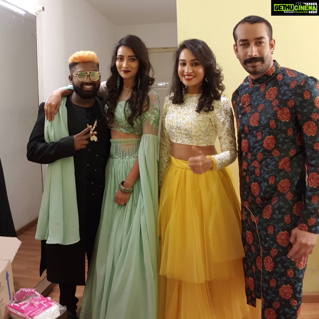 Bhanu Sri Mehra Instagram - Me& house mates biggboss finale fun time🤣🤣