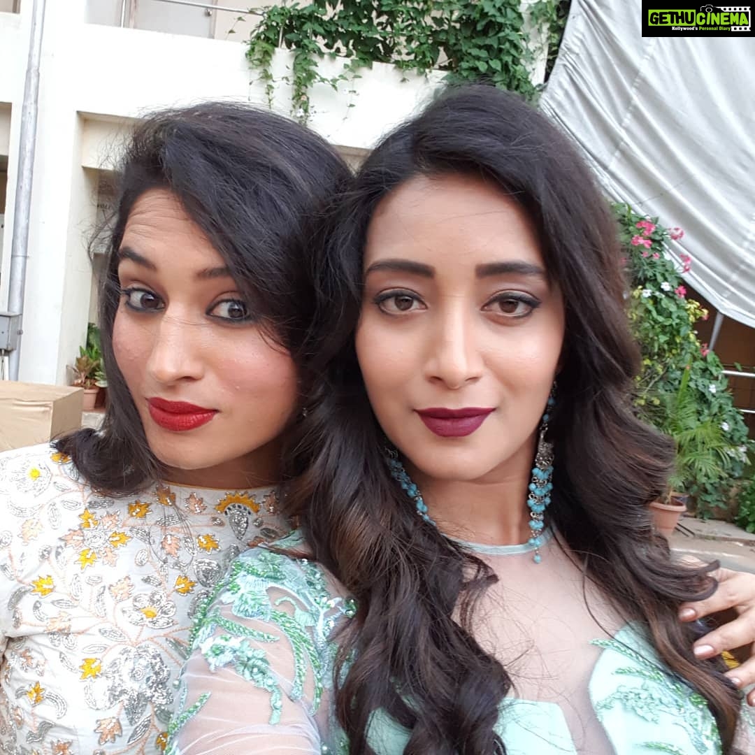 Bhanu Sri Mehra Instagram - Annapurna studios bigggboss finale me&pooja jus fun🤣