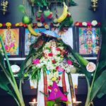 Bhanu Sri Mehra Instagram - Hello everyone happy vinayaka chavithi 😍🤗 this is my pooja🙏🙏🙏🙏 jai bolo Ganesh mararaj ki jai🙏🙏🙏🙏🙏