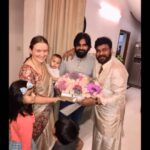 Bhanu Sri Mehra Instagram - Many more happy returns of the day chiranjeevi garu💖💝💥😍🤗 love Pawan Kalyan garu😘😘😘😘🤩