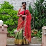 Bhanu Sri Mehra Instagram - Traditional##look##designed##by##saisree😍