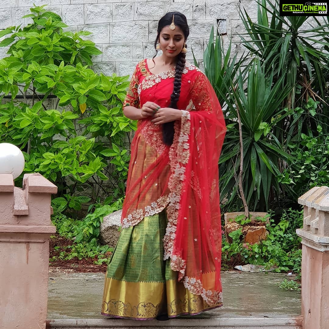 Bhanu Sri Mehra Instagram - Traditional##look##designed##by##saisree😍