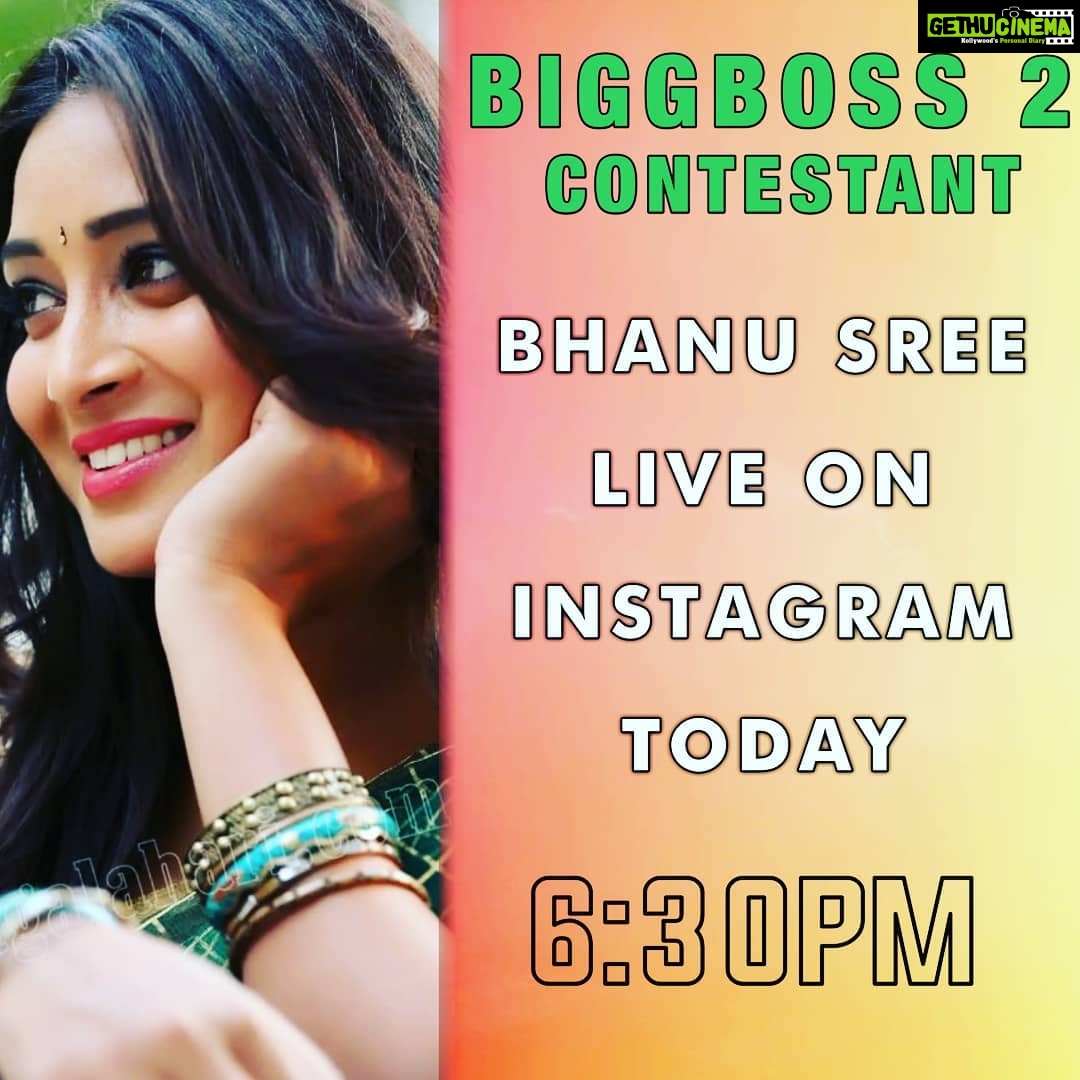 Bhanu Sri Mehra Instagram - Stay tuned guys 😊 #TeamBHANU