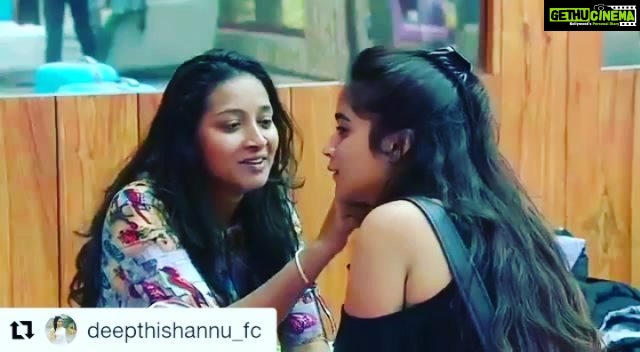 Bhanu Sri Mehra Instagram - Friends Gossip in Big Boss House👭 #deepthi_sunaina #Bigboss2telugu #BiggBossTelugu2