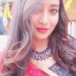Bhanu Sri Mehra Instagram – Zee tv ugadi sambaralu 😍😘
