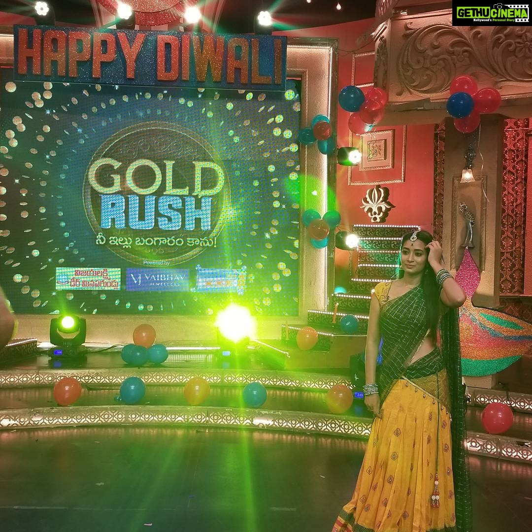Bhanu Sri Mehra Instagram - Zee##telugu##tv##show##gold rush##nice game😚