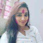 Bhanu Sri Mehra Instagram - Life is the most colorful festival ✨️ enjoy all days with happiness and joy 😊 HAPPY HOLI 💥 💖 #color #festival #mood #bhanusree🔥❤️