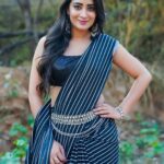 Bhanu Sri Mehra Instagram - 🐼 @mudradesigninghome #tollywoodhotactress #southindiaactress #sareelove #bhanusree🔥❤️