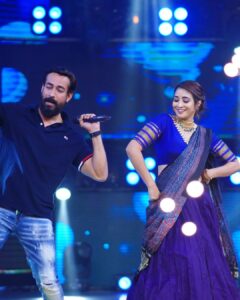 Bhanu Sri Mehra Instagram - Nallamalla success promotion 💙

@amitkumar_tiwari 
#nallamalla #movie #hit #happymood