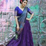Bhanu Sri Mehra Instagram - 🦋 Outfit: @myriti @naveen_photography_official @ramyashankar.makeupartist Hairstyle: @ramyashankar.makeupartist #traditional #love #bhanusree🔥❤️