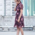 Bhanu Sri Mehra Instagram - A girl should be like a butterfly 🦋 pretty to see 👀 hard to catch @saicharanthejareddyphotography Hairstyle:@hairstylistravi #natural #looks #peace #beauty #bhanusree🔥❤️ #hybridpilla