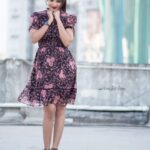 Bhanu Sri Mehra Instagram - A girl should be like a butterfly 🦋 pretty to see 👀 hard to catch @saicharanthejareddyphotography Hairstyle:@hairstylistravi #natural #looks #peace #beauty #bhanusree🔥❤️ #hybridpilla