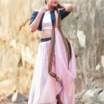 Bhanu Sri Mehra Instagram - 💗 @sudha_boutique @paulino_pictures Pics edit created:@saicharanthejareddyphotography #newlooks #everytime #bhanusree🔥❤️ #hybridpilla #superqueen