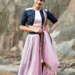 Bhanu Sri Mehra Instagram - 💗 @sudha_boutique @paulino_pictures Pics edit created:@saicharanthejareddyphotography #newlooks #everytime #bhanusree🔥❤️ #hybridpilla #superqueen