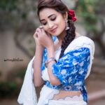 Bhanu Sri Mehra Instagram - 🦋 @sr_label_by_yaminireddy @saicharanthejareddyphotography @hairstylistravi #tollywoodhotactress #southindiaactress #bhanusree🔥❤️ #hybridpilla