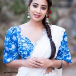 Bhanu Sri Mehra Instagram - 🦋 @sr_label_by_yaminireddy @saicharanthejareddyphotography @hairstylistravi #tollywoodhotactress #southindiaactress #bhanusree🔥❤️ #hybridpilla