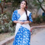 Bhanu Sri Mehra Instagram - She leaves a little sparkle ✨ wherever she goes 🦋 @sr_label_by_yaminireddy @saicharanthejareddyphotography @hairstylistravi #traditional #halfsaree #love #bhanusree🔥❤️ #actorslife #busy #hybridpilla