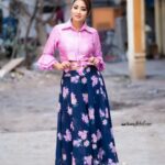 Bhanu Sri Mehra Instagram - I love myself the simplest most powerful revolution ever ✨ @mudradesigninghome @saicharanthejareddyphotography @hairstylistravi #new #look #pinklove #bhanusree🔥❤️ #hybridpilla #selflove