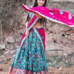 Bhanu Sri Mehra Instagram – Her soul is fierce 
Her heart ❤ is brave 
Her mind is strong 💪 

Outfit by: @kadhambari_studio 
Pic:@saicharanthejareddyphotography 

#davath #zeetelugu #bhanusree🔥❤️ #hybridpilla