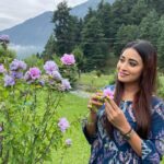 Bhanu Sri Mehra Instagram - Look deep into nature and then you will understand everything better 🍀 #nature #love #beauty #shootmood #instalove #instagram #bhanusree🔥❤️ #hybridpilla Pahalgam Kashmir