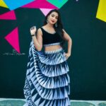 Bhanu Sri Mehra Instagram - 🐼 Outfit by:@navya.marouthu 📸:@sravanphotographyofficial #backandwhite #love #newclick #bhanusree🔥❤️