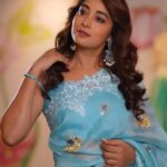 Bhanu Sri Mehra Instagram - ❄️ #newlook #sareelove #bhanusree🔥❤️ #instalove #instagram