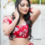 Bhanu Sri Mehra Instagram - Satisfy your soul, not the society 📸:@saicharanthejareddyphotography Outfit:@divya_varun_offical #redlove #happyday #bhanusree🔥❤️ #hybridpilla #positivevibes
