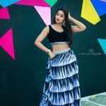 Bhanu Sri Mehra Instagram - 🐼 Outfit by:@navya.marouthu 📸:@sravanphotographyofficial #backandwhite #love #newclick #bhanusree🔥❤️