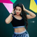 Bhanu Sri Mehra Instagram - Hotie 🙈 Outfit by:@navya.marouthu 📸:@sravanphotographyofficial #tollywoodhotactress #actress # #bhanusree🔥❤️ #backandwhite #love #newclick